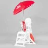 Lifeguard Umbrella -Swimming Equipment Store 1175 red lifeguard