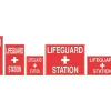 Lifeguard Station Sign -Swimming Equipment Store 18127