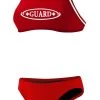 RISE Reversible Guard/Instructor Workout Bikini -Swimming Equipment Store 328 front red1