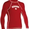RISE Guard Long Sleeve Rashguard -Swimming Equipment Store 501lsl front red