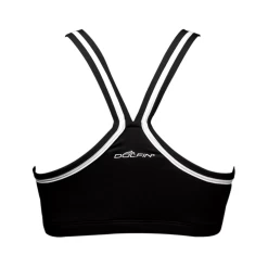 Dolfin Women's Solid 2-Piece Top -Swimming Equipment Store 6582c back black