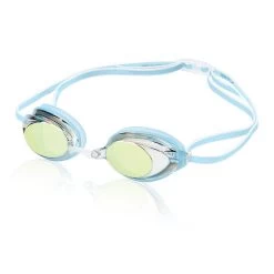 Speedo Women's Vanquisher 2.0 Mirrored Goggle -Swimming Equipment Store 7750129 blue2