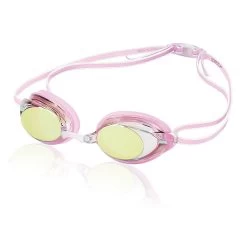Speedo Women's Vanquisher 2.0 Mirrored Goggle -Swimming Equipment Store 7750129 pink2