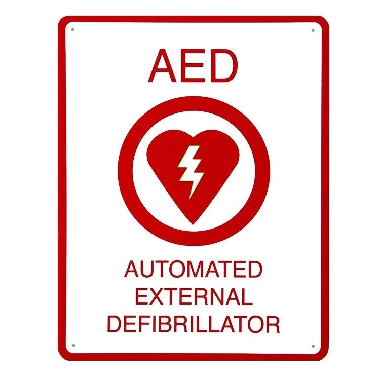 Flat AED Wall Sign 3 Flat AED Wall Sign