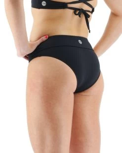 TYR Solid Riva Classic Bikini Bottom -Swimming Equipment Store brvso7a solid riva classic bikini bottom black 1