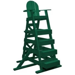 517 Lifeguard Chair -Swimming Equipment Store lg517 forest green frontl