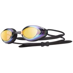 TYR Black Hawk Racing Mirrored Goggles -Swimming Equipment Store lgbhm gold rainbow 1
