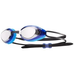 TYR Black Hawk Racing Mirrored Goggles -Swimming Equipment Store lgbhm silver blue 1