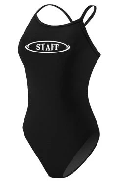 RISE Staff Poly H-Back -Swimming Equipment Store lgs12st front black
