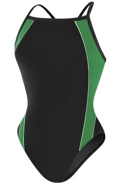 RISE Solid H-Back Poly Splice 18 RISE Solid H-Back Poly Splice -Swimming Equipment Store lgs16 black green 1 13