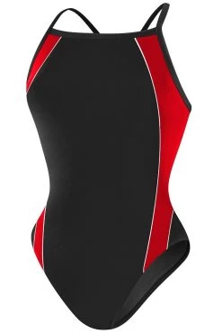 RISE Solid H-Back Poly Splice 13 RISE Solid H-Back Poly Splice -Swimming Equipment Store lgs16 black red