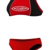 RISE Guard Poly Splice Bikini -Swimming Equipment Store lgs23gu red black1