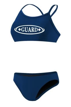 RISE Guard Poly Bikini -Swimming Equipment Store lgs26gu front navy1 1