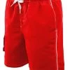 RISE Guard Male Flex Short -Swimming Equipment Store lgs30gus front red3