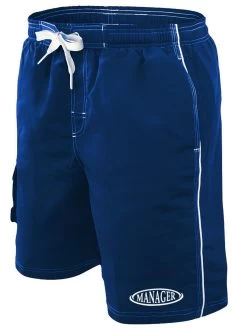 RISE Manager Boardshort -Swimming Equipment Store lgs30m front navy