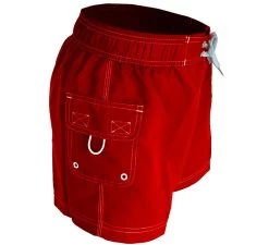 RISE Guard Female Flex Short -Swimming Equipment Store lgs33gus side red 1