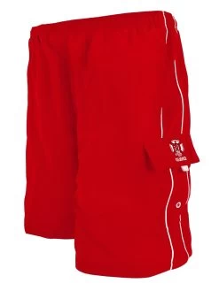 RISE Guard Flex Short 11 RISE Guard Flex Short -Swimming Equipment Store lgs40gus front red os3