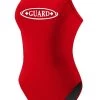 RISE Guard Poly X-Back -Swimming Equipment Store lgs63gu front red