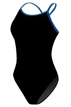 RISE Solid Poly Color Trim H-Back -Swimming Equipment Store lgs64 front blk royal 1