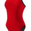 RISE Solid Poly Color Trim H-Back -Swimming Equipment Store lgs64 front red navy