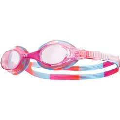 TYR Kid's Swimple Tie Dye Goggle -Swimming Equipment Store lgswtd pink white