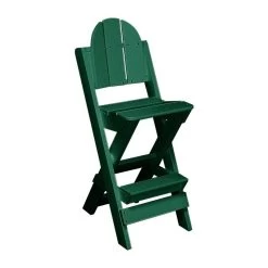 Lifeguard Chair-No Arms 8 Lifeguard Chair-No Arms -Swimming Equipment Store lifeguard chair no arms green