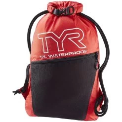 TYR Alliance Waterproof Sackpack 10 TYR Alliance Waterproof Sackpack -Swimming Equipment Store lwetdryd red 1 1