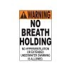 No Breath Holding Sign 2 No Breath Holding Sign -Swimming Equipment Store no breath holding sign