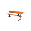 Powder Coated Player Benches With Back -Swimming Equipment Store powder coated player benches with back