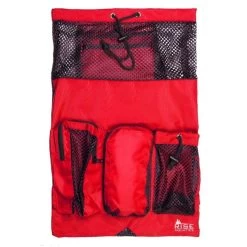 RISE Solid Mesh Equipment Bag 9 RISE Solid Mesh Equipment Bag -Swimming Equipment Store red black