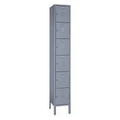 6-Tier Steel Lockers -Swimming Equipment Store steel lockers 6 units 3