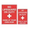 Swim At Your Own Risk Sign -Swimming Equipment Store swim at your own risk sign