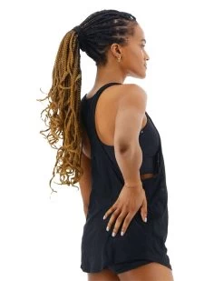 TYR Solid Madison 2 In 1 Tank -Swimming Equipment Store tmaso7a solid madison 2in1 tank black 2 4