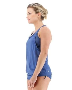 TYR Solid Madison 2 In 1 Tank -Swimming Equipment Store tmaso7a solid madison 2in1 tank slate 1 4